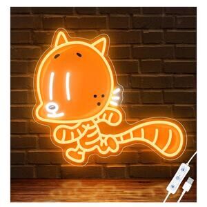 Officially Licensed Cat Kid UV Painted LED Neon Light , Dog Man Book Fans New